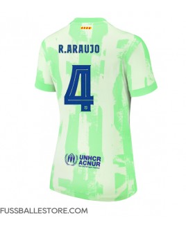 Günstige Barcelona Ronald Araujo #4 3rd trikot Damen 2024-25 Kurzarm